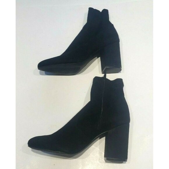 NWOB Madden Girl Rally Black Ankle Heel Booties - Picture 3 of 6